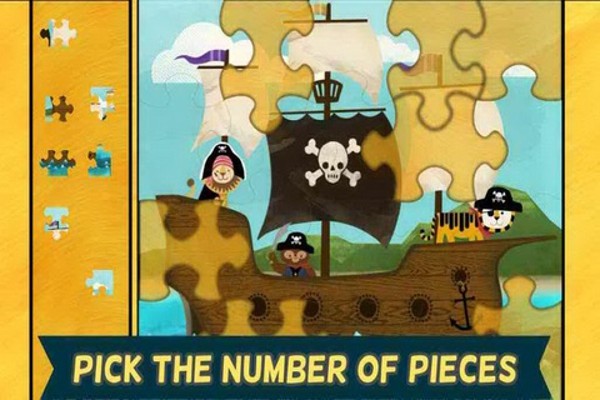 海盗学龄前拼图